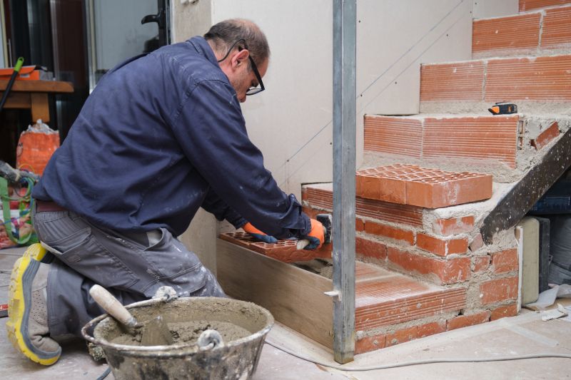 Brick Stairs Installation
